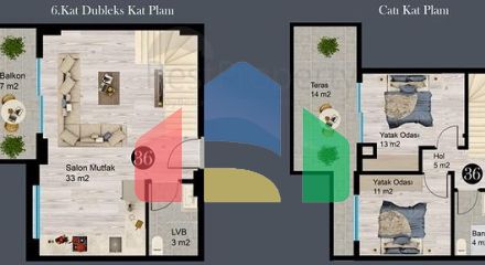 Новый инвестиционный проект в районе Авсаллар с планировками 2+1 и 1+1