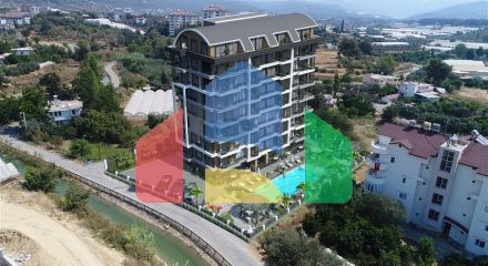 Новый инвестиционный проект в районе Авсаллар с планировками 2+1 и 1+1