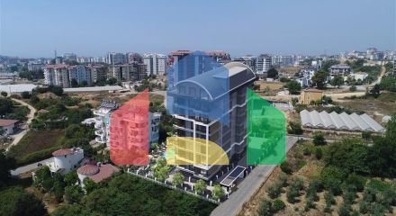 Новый инвестиционный проект в районе Авсаллар с планировками 2+1 и 1+1