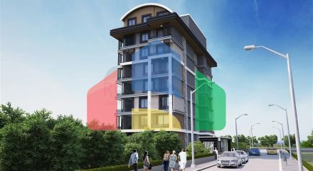 Новый инвестиционный проект в районе Авсаллар с планировками 2+1 и 1+1