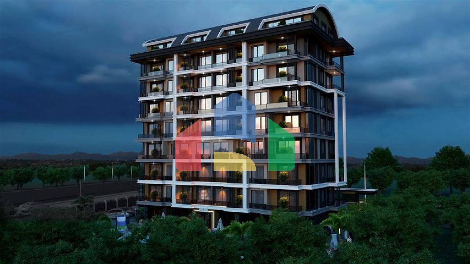 Новый инвестиционный проект в районе Авсаллар с планировками 2+1 и 1+1