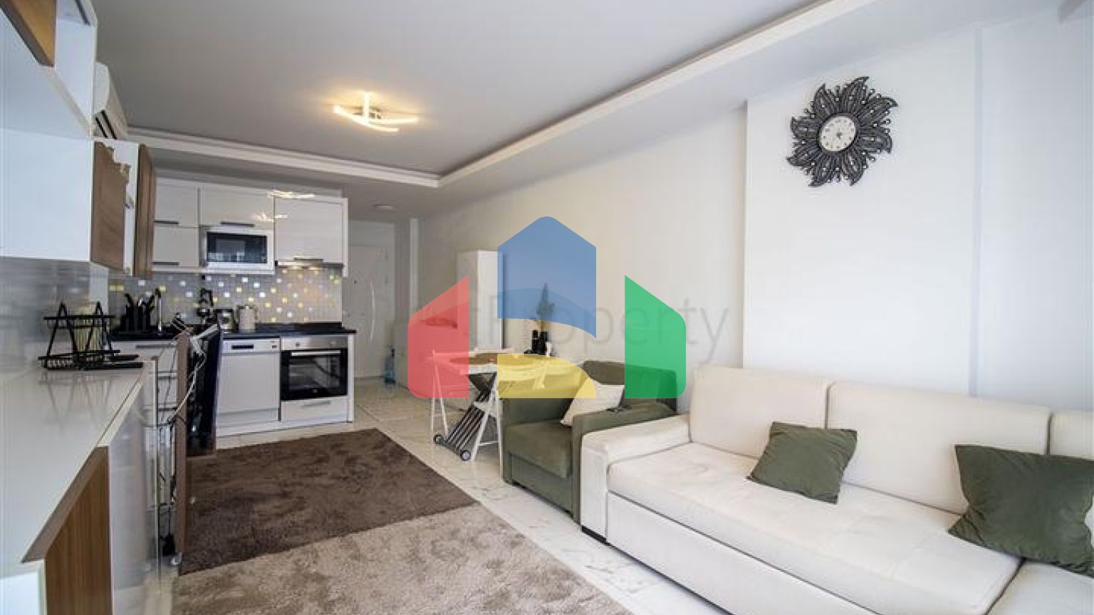 Трехкомнатная квартира в районе Авсаллар