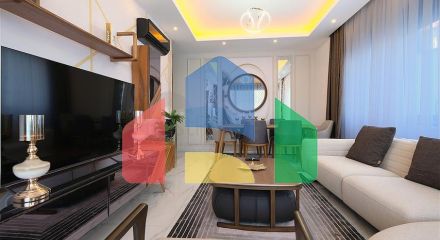 Просторий мебльований дуплекс з терасою і видом на море в сучасному житловому комплексі Просторий мебльований дуплекс з терасою і видом на море в сучасному житловому комплексі