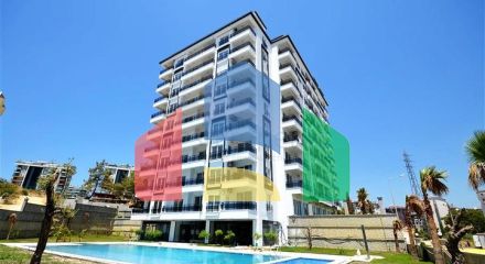 Меблированная двухкомнатная квартира планировки 1+1