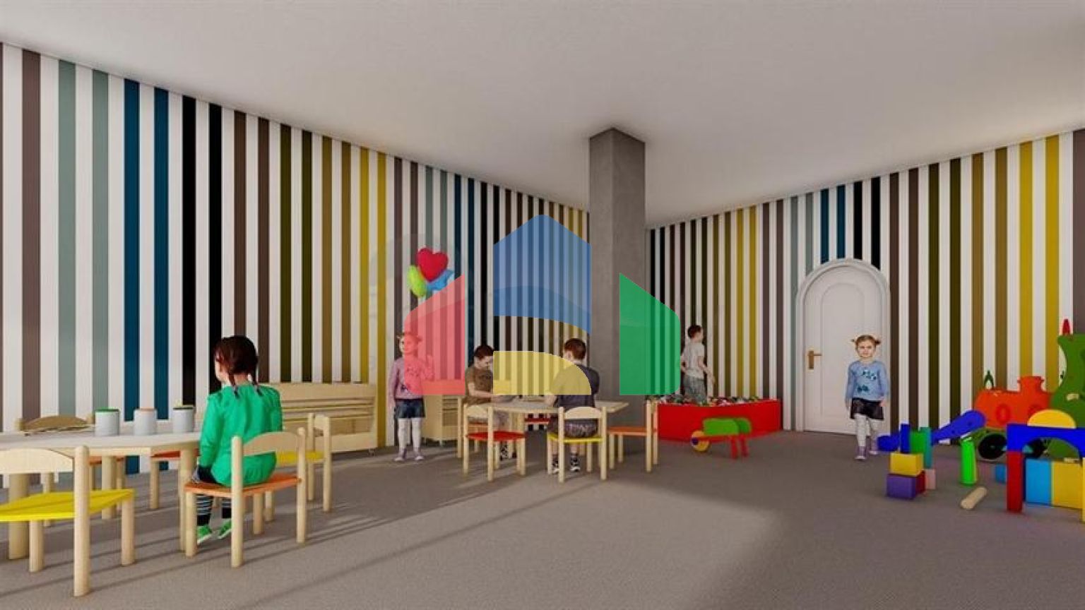 Квартира 1+1 в новом комплексе в Авсалларе