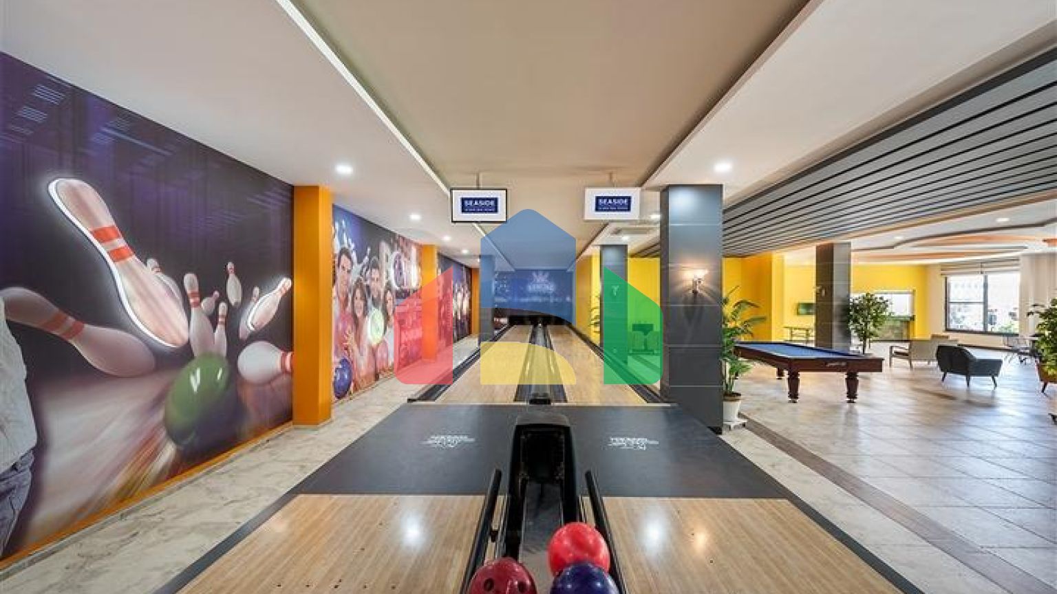 Студия в комплексе отельного типа в Авсалларе