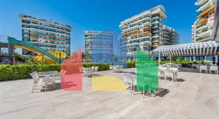 Студия в комплексе отельного типа в Авсалларе