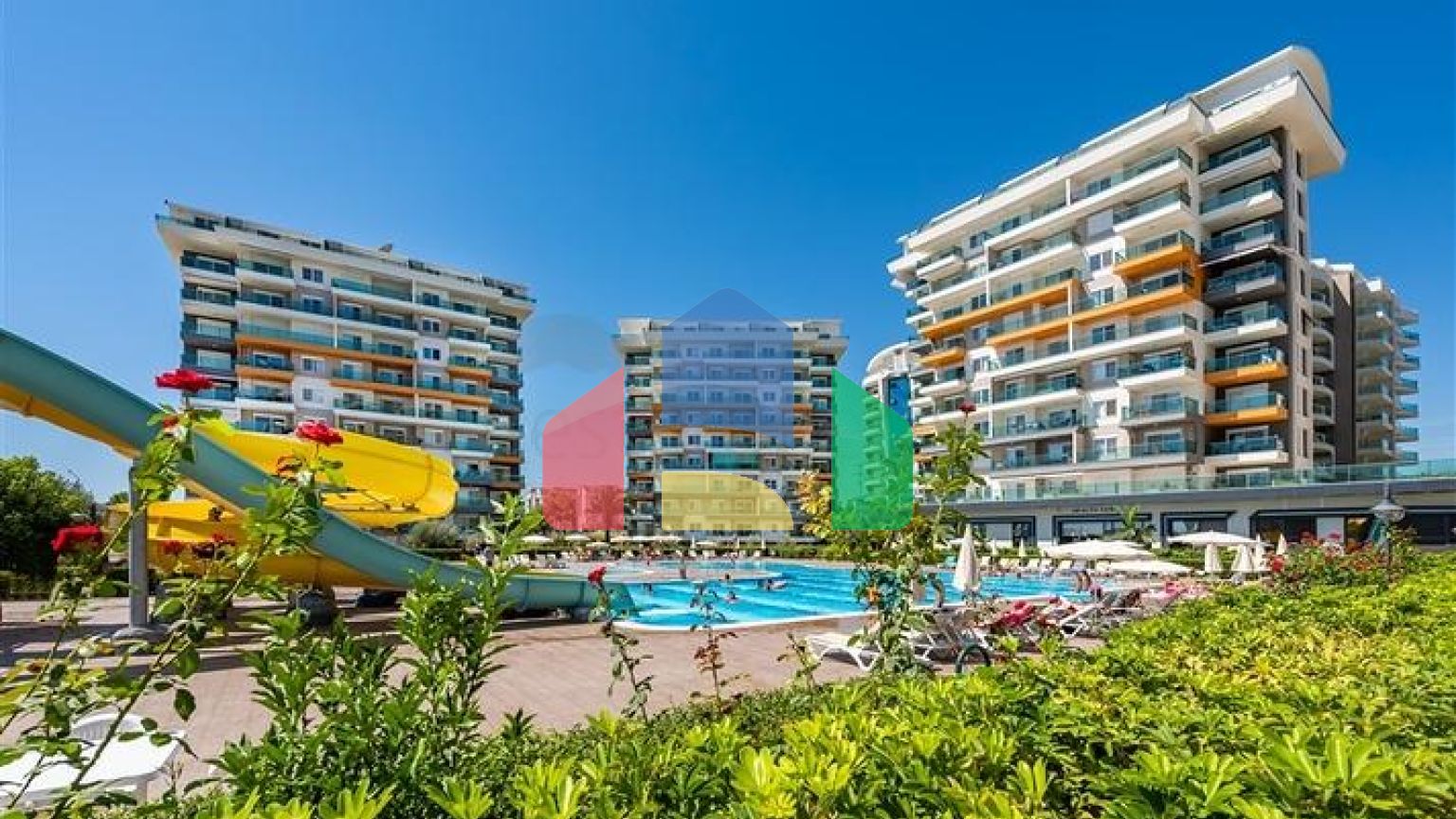 Студия в комплексе отельного типа в Авсалларе