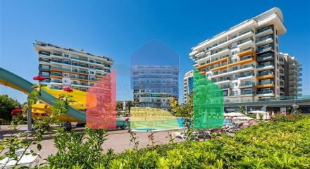 Студия в комплексе отельного типа в Авсалларе