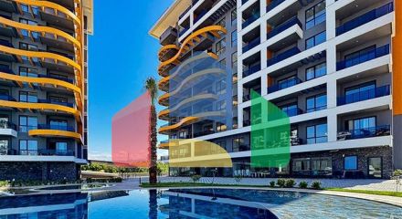 Квартира 1+1 в люкс комплексе на завершающем этапе строительства