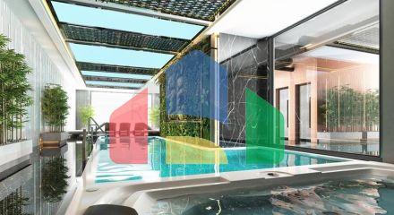 One-bedroom apartment in a complex with developed infrastructure