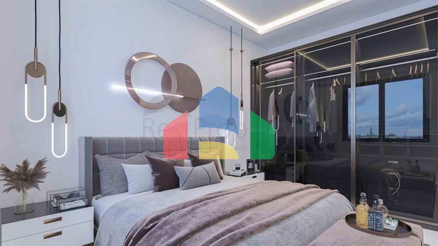 Двухкомнатная квартира в комплексе с развитой инфраструктурой