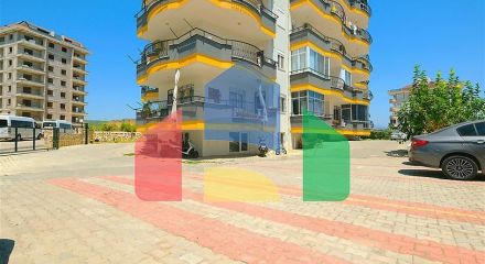 Cozy 2+1 apartment with sea view in a well-maintained area of Avsallar