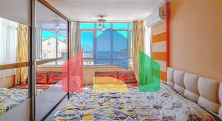 Cozy 2+1 apartment with sea view in a well-maintained area of Avsallar