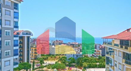 Уютная квартира 2+1 с видом на море в благоустроенном районе Авсаллар