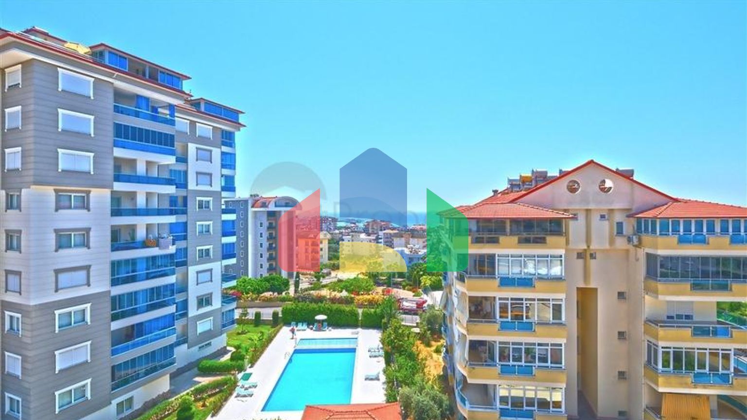 Уютная квартира 2+1 с видом на море в благоустроенном районе Авсаллар