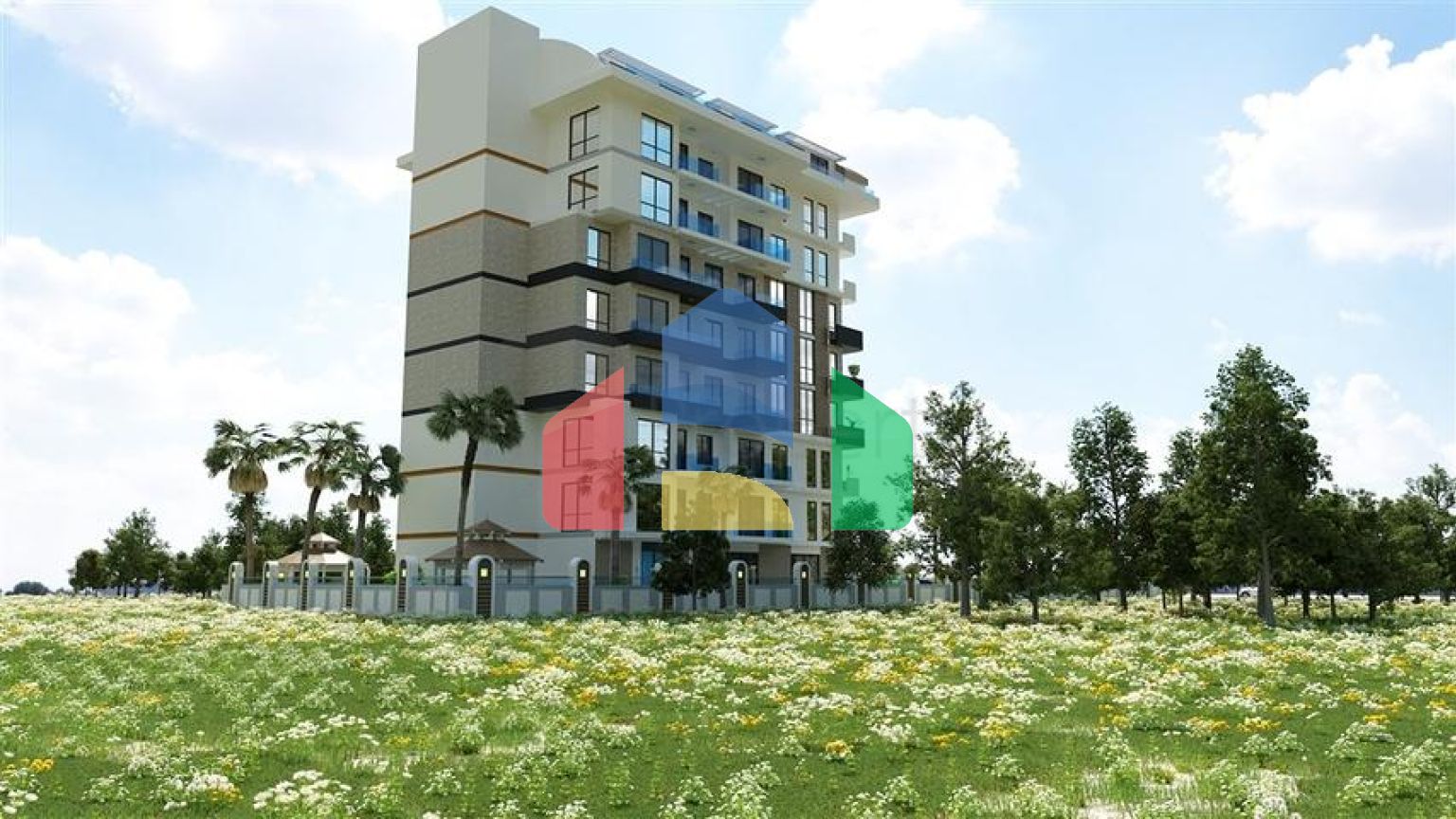 Новый жилой комплекс в районе Авсаллар