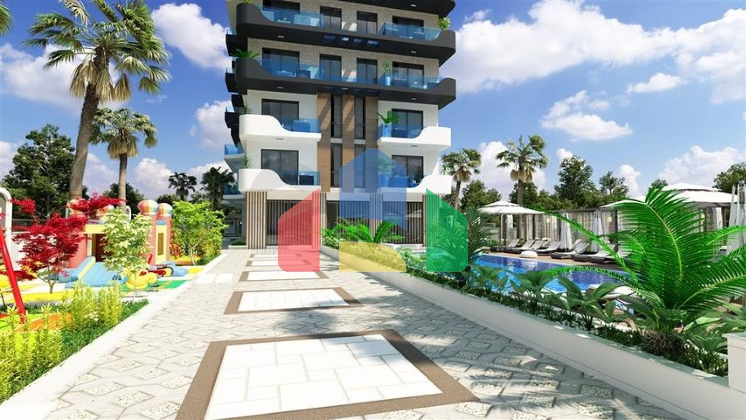 Новый жилой комплекс в районе Авсаллар