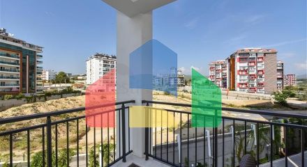 Квартира 1+1 а районе Авсаллар в масштабном комплексе