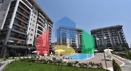 Квартира 1+1 а районе Авсаллар в масштабном комплексе