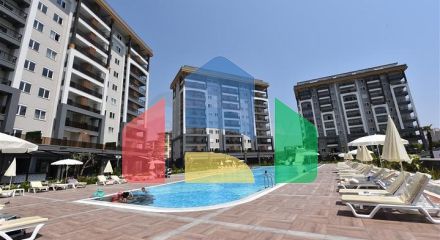 Квартира 1+1 а районе Авсаллар в масштабном комплексе