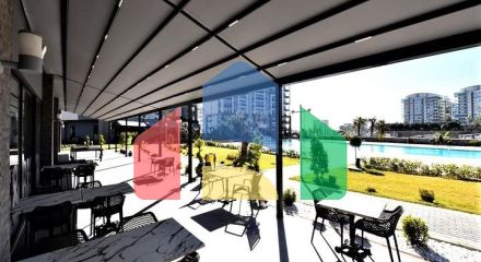 Квартира 1+1 а районе Авсаллар в масштабном комплексе