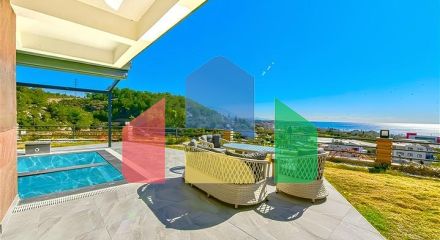 Комплекс роскошных вилл с видом на море в Авсалларе