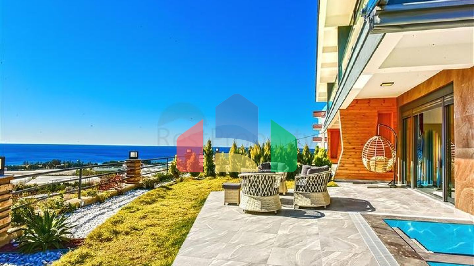 Комплекс роскошных вилл с видом на море в Авсалларе