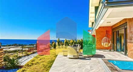 Комплекс роскошных вилл с видом на море в Авсалларе