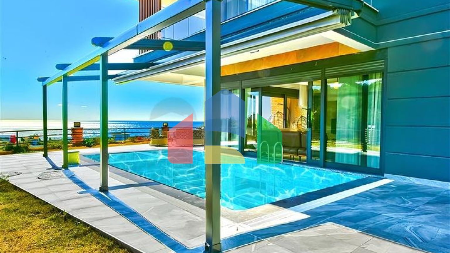 Комплекс роскошных вилл с видом на море в Авсалларе