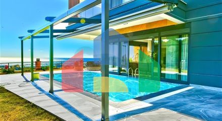 Комплекс роскошных вилл с видом на море в Авсалларе