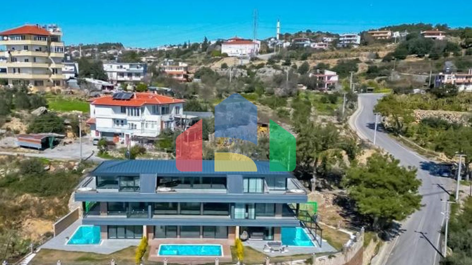 Комплекс роскошных вилл с видом на море в Авсалларе
