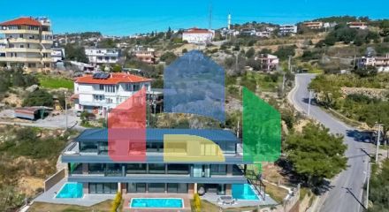 Комплекс роскошных вилл с видом на море в Авсалларе