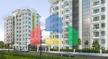 Меблированная квартира 1+1 в новом комплексе Авсаллара