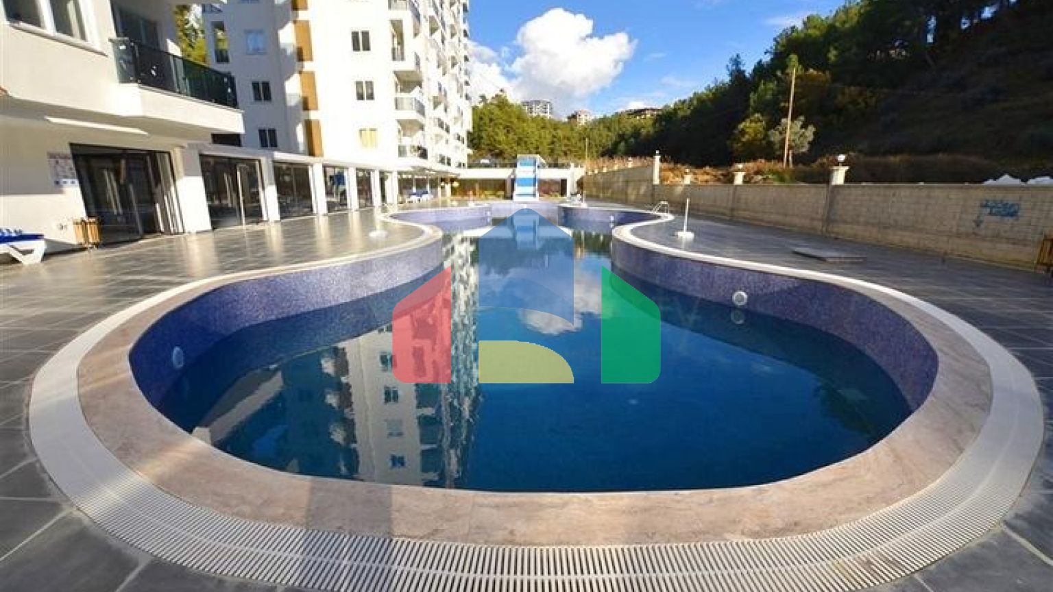 Квартира 1 + 1 в новому комплексі в районі Авсалар