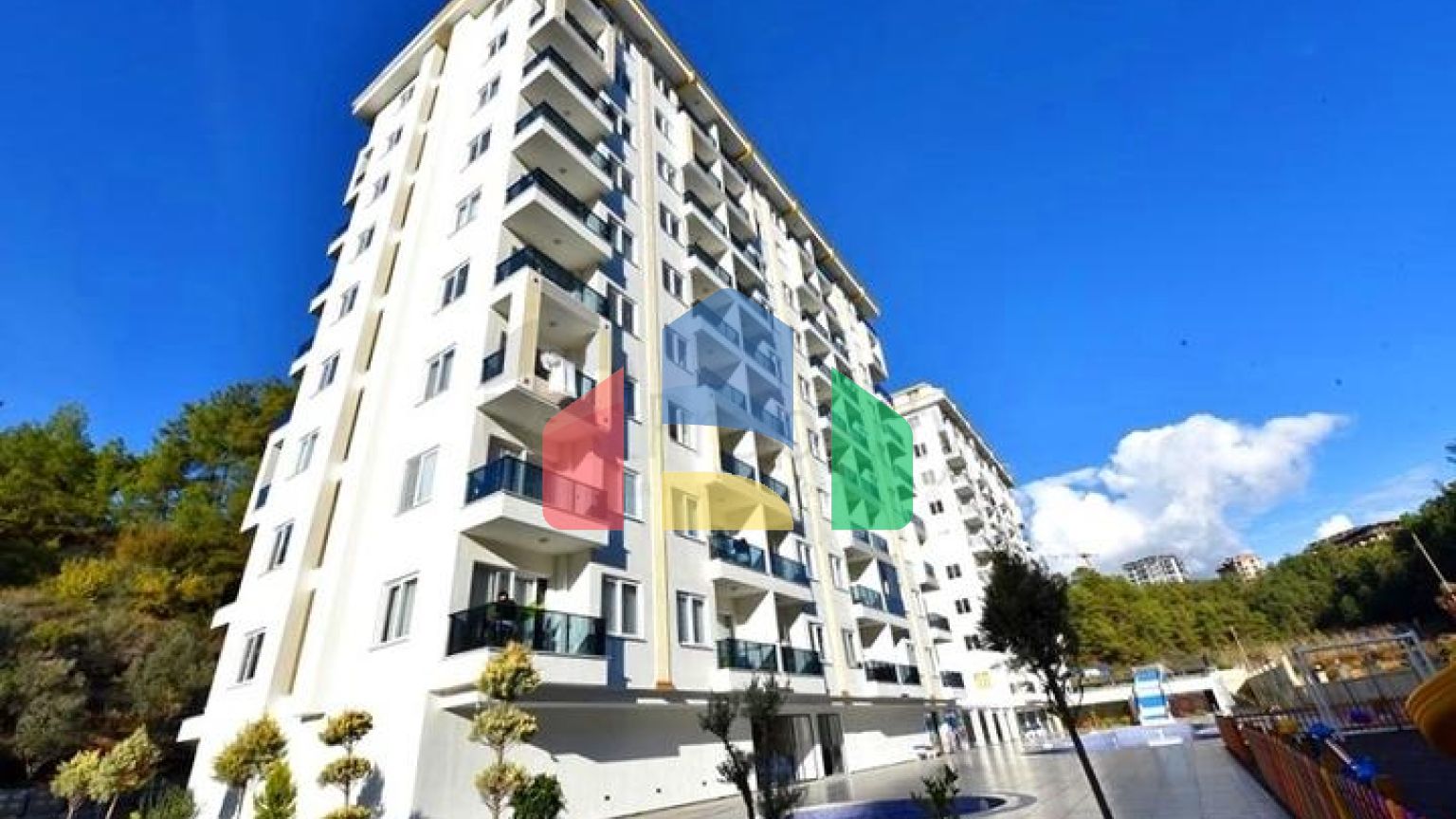 Квартира 1 + 1 в новому комплексі в районі Авсалар