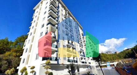 Квартира 1 + 1 в новому комплексі в районі Авсалар