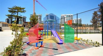 Двухкомнатная квартира в новом доме в районе Авсаллар