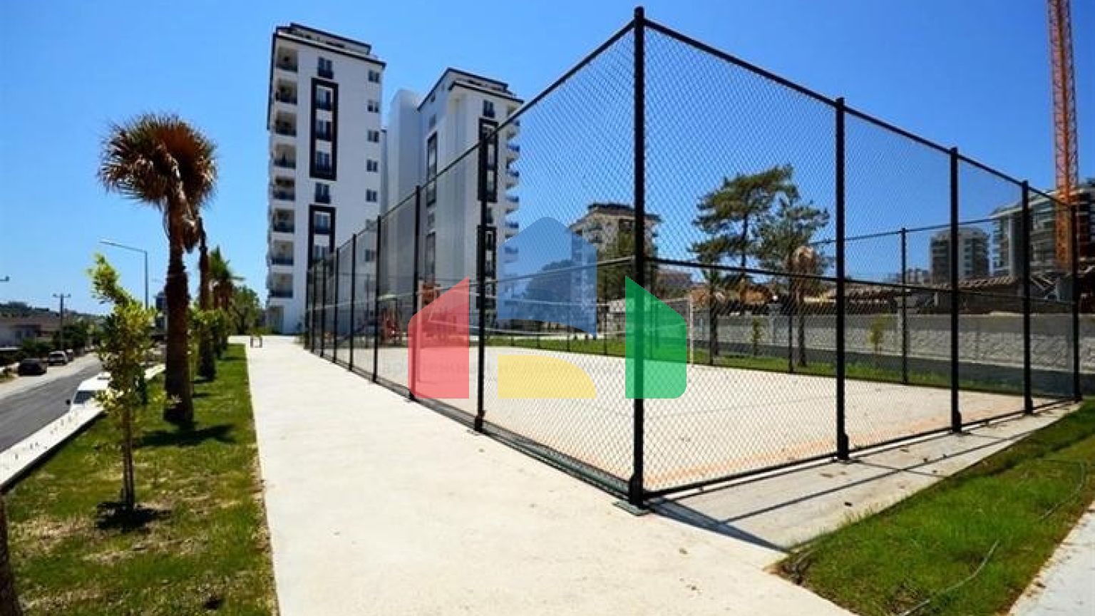 Двухкомнатная квартира в новом доме в районе Авсаллар