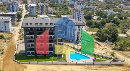 Квартира 2 + 1 в районі Авсаллар