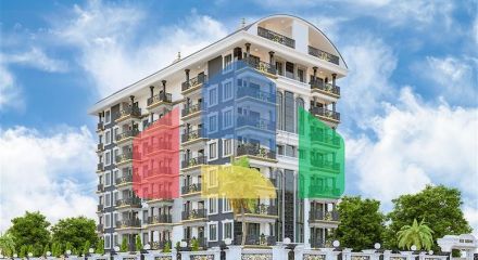 Премиальный проект для инвестиций в зеленом районе Авсаллар