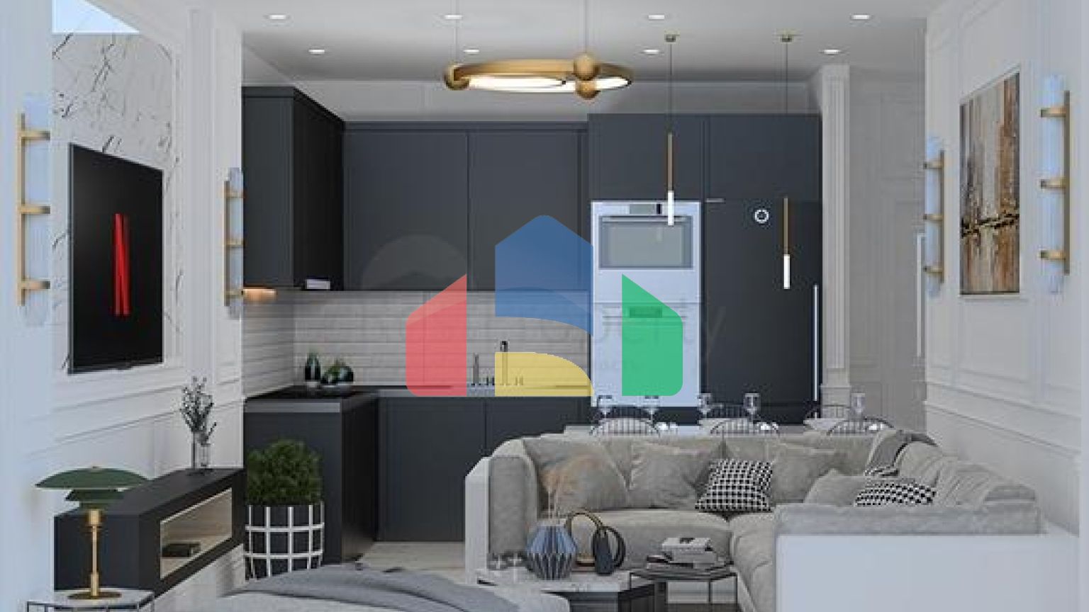 Премиальный проект для инвестиций в зеленом районе Авсаллар