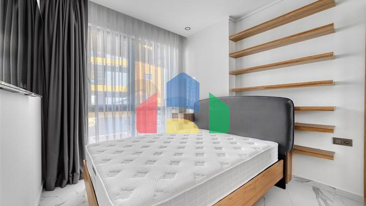 Двокімнатна квартира в новому проекті C розвиненою інфраструктурою в Авсалларі