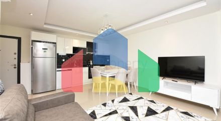 Двухкомнатная квартира с мебелью в районе Авсаллар