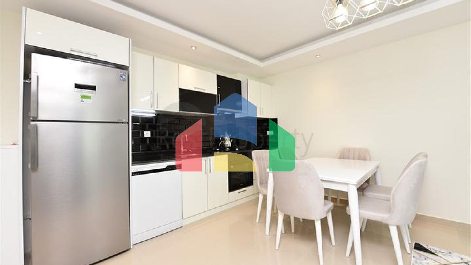 Двухкомнатная квартира с мебелью в районе Авсаллар