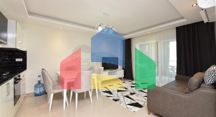 Двухкомнатная квартира с мебелью в районе Авсаллар