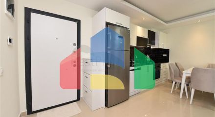 Двухкомнатная квартира с мебелью в районе Авсаллар