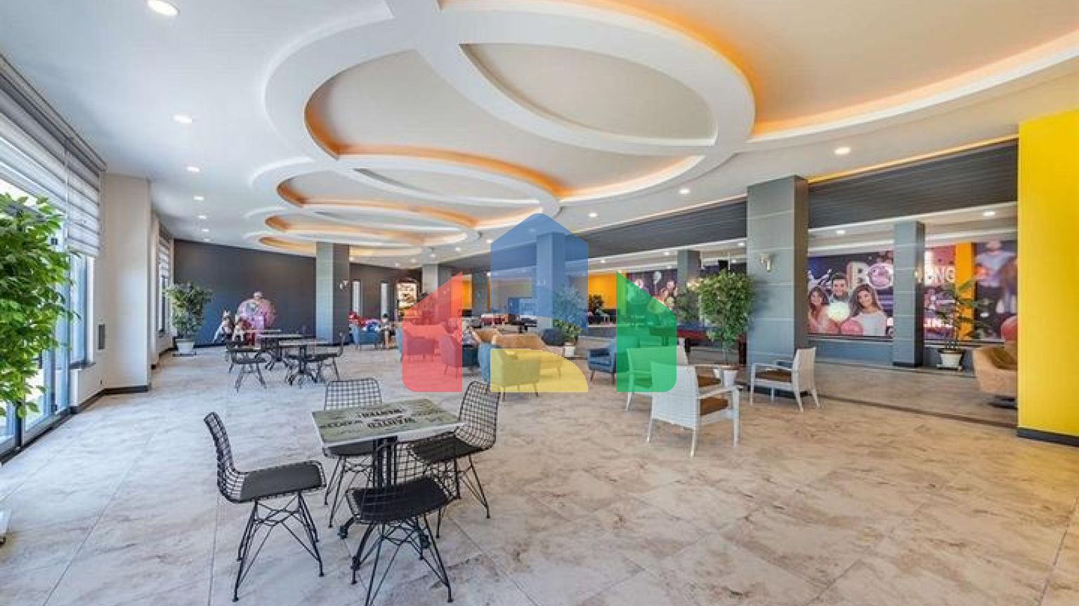 Двухкомнатная квартира с мебелью в районе Авсаллар