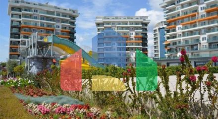 Двухкомнатная квартира с мебелью в районе Авсаллар