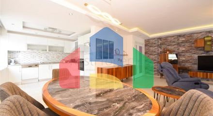 Простора квартира 4 + 1 в районі Авсаллар